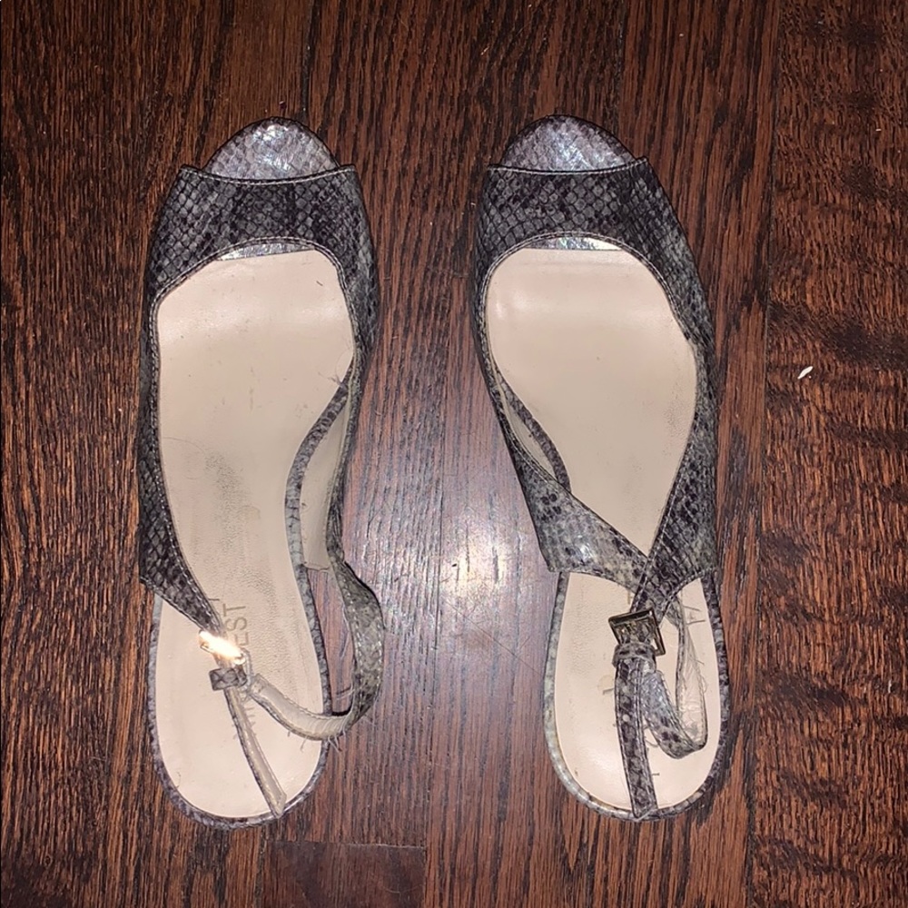 Nine West Snakeskin Pattern Heels